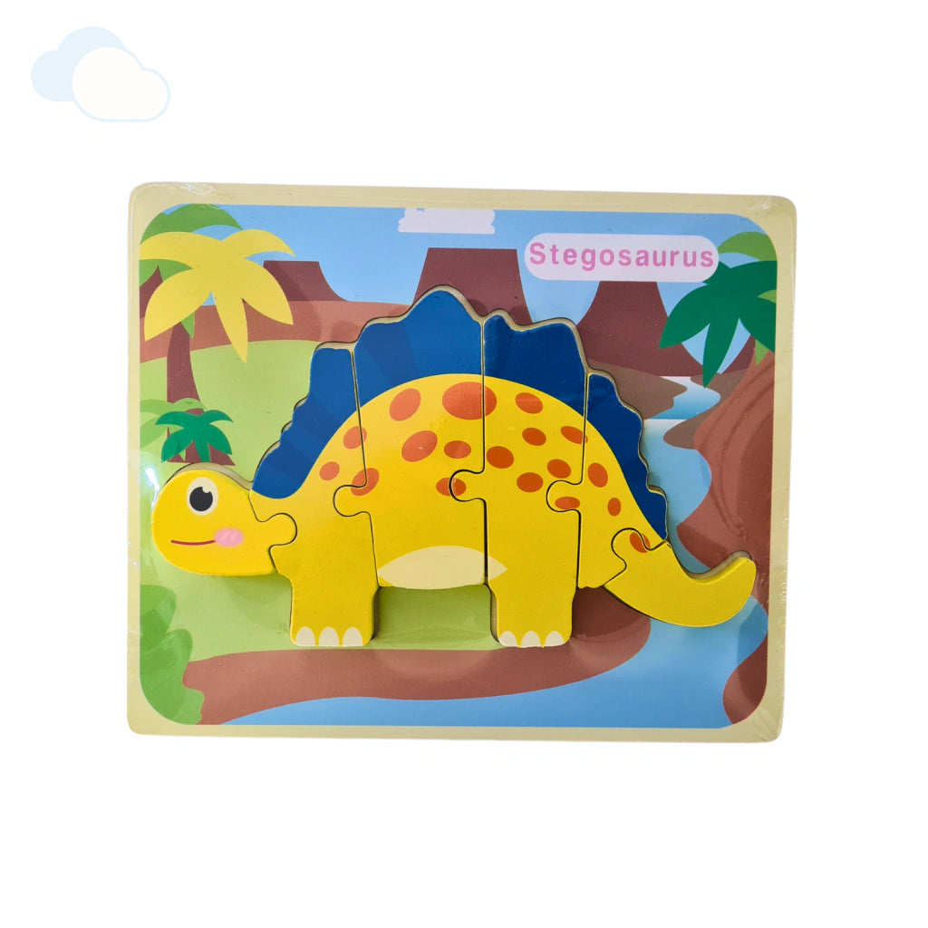 Drvena slagalica umetaljka – Stegosaurus – slika 1