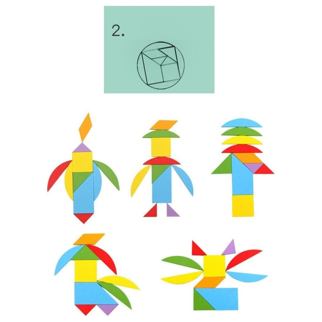 Figure od tangram kruga